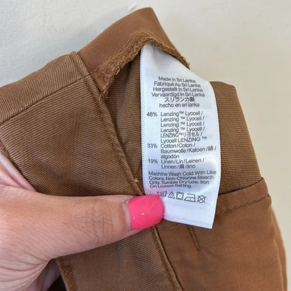 Madewell The Harlow Wide-Leg Pant Acorn Size 12 - Picture 11 of 12